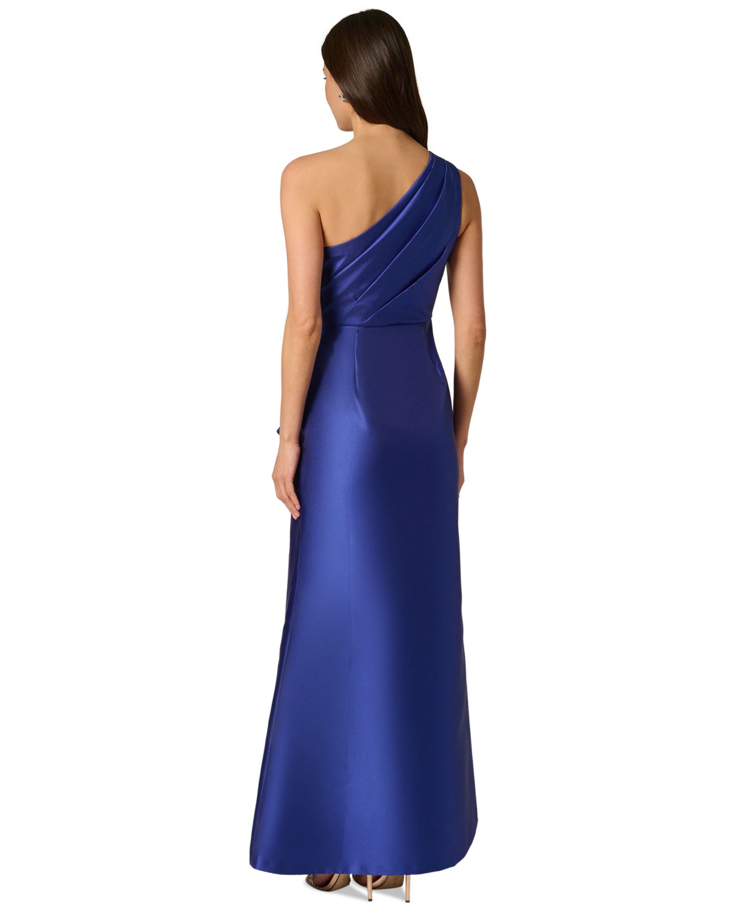 Women's One-Shoulder Mikado Gown
