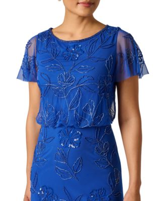 sachin and babi light blue dress Zifeng Blouson Sleeve Dress