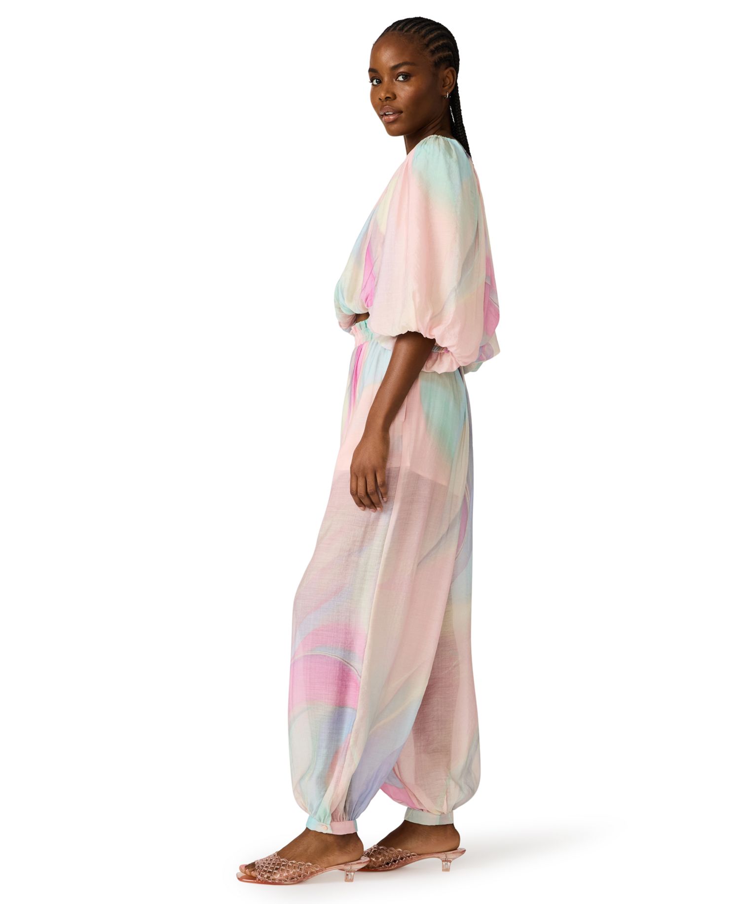 Women's Mid-Rise Balloon Pants