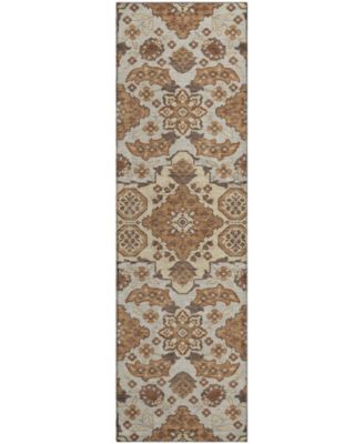 Mayfield Machine Washable AMF1853 2'3" x 7'6" Runner Area Rug