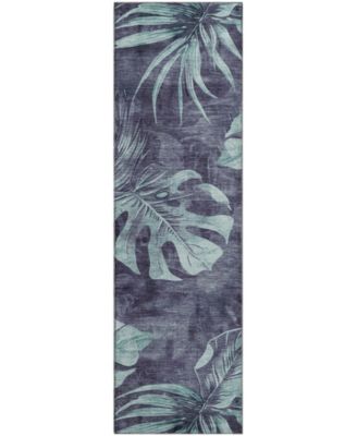 Mayfield Machine Washable AMF1887 2'3" x 7'6" Runner Area Rug