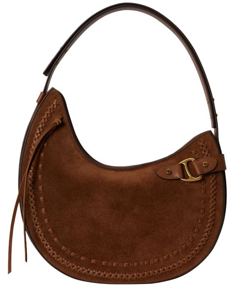 Женские сумки Lauren Ralph Lauren Tasha Large Whipstitched Suede Shoulder Bag