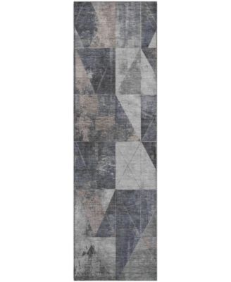 Mayfield Machine Washable AMF1888 2'3" x 7'6" Runner Area Rug