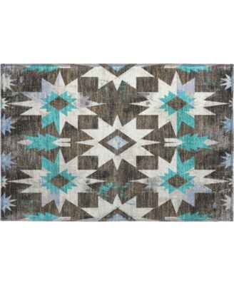Mayfield Machine Washable AMF1893 1'8" x 2'6" Area Rug