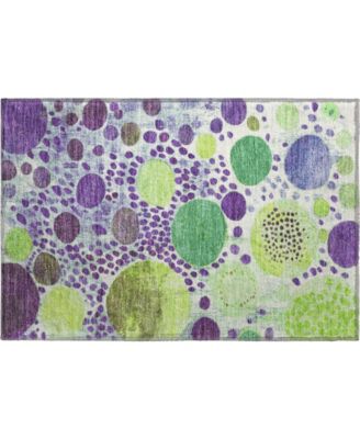 Mayfield Machine Washable AMF1895 1'8" x 2'6" Area Rug