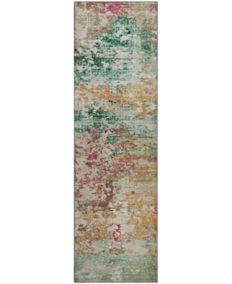 Mayfield Machine Washable AMF1830 2'3" x 7'6" Runner Area Rug
