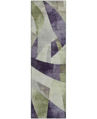 Mayfield Machine Washable AMF1836 2'3" x 7'6" Runner Area Rug