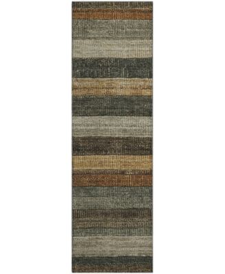 Mayfield Machine Washable AMF1865 2'3" x 7'6" Runner Area Rug
