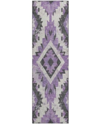 Mayfield Machine Washable AMF1878 2'3" x 7'6" Runner Area Rug