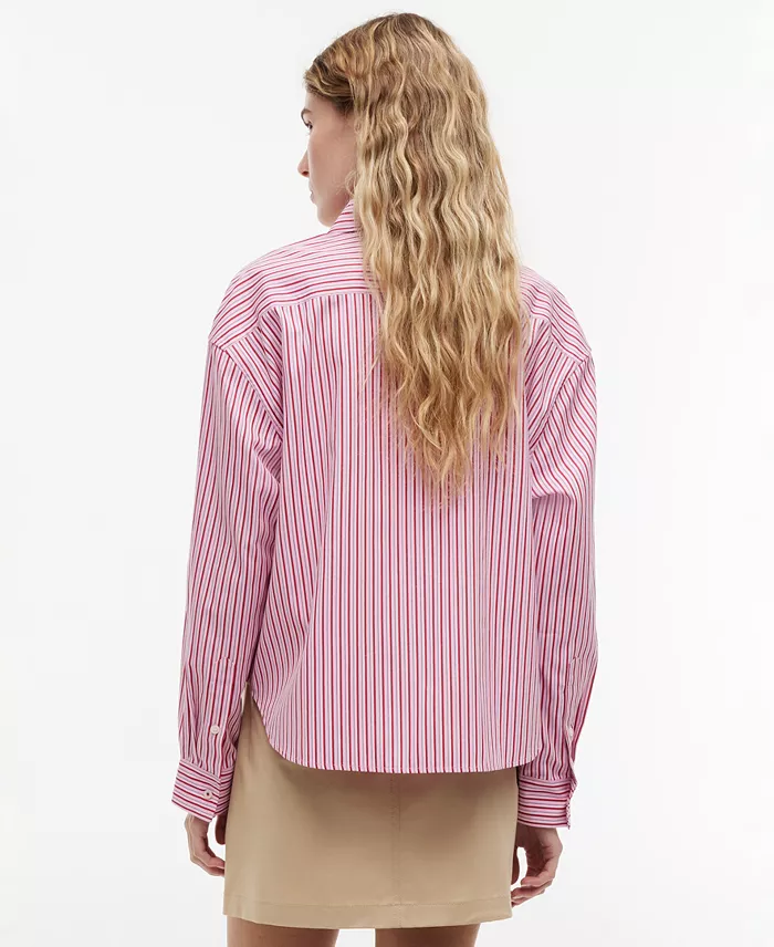 Women's Boxy Long-Sleeve Cotton Shirt - thumbnail 4