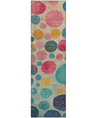 Mayfield Machine Washable AMF1899 2'3" x 7'6" Runner Area Rug