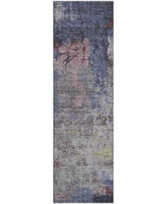 Mayfield Machine Washable AMF1911 2'3" x 7'6" Runner Area Rug