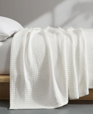 Subway Tile Cotton Matelasse Blanket, King