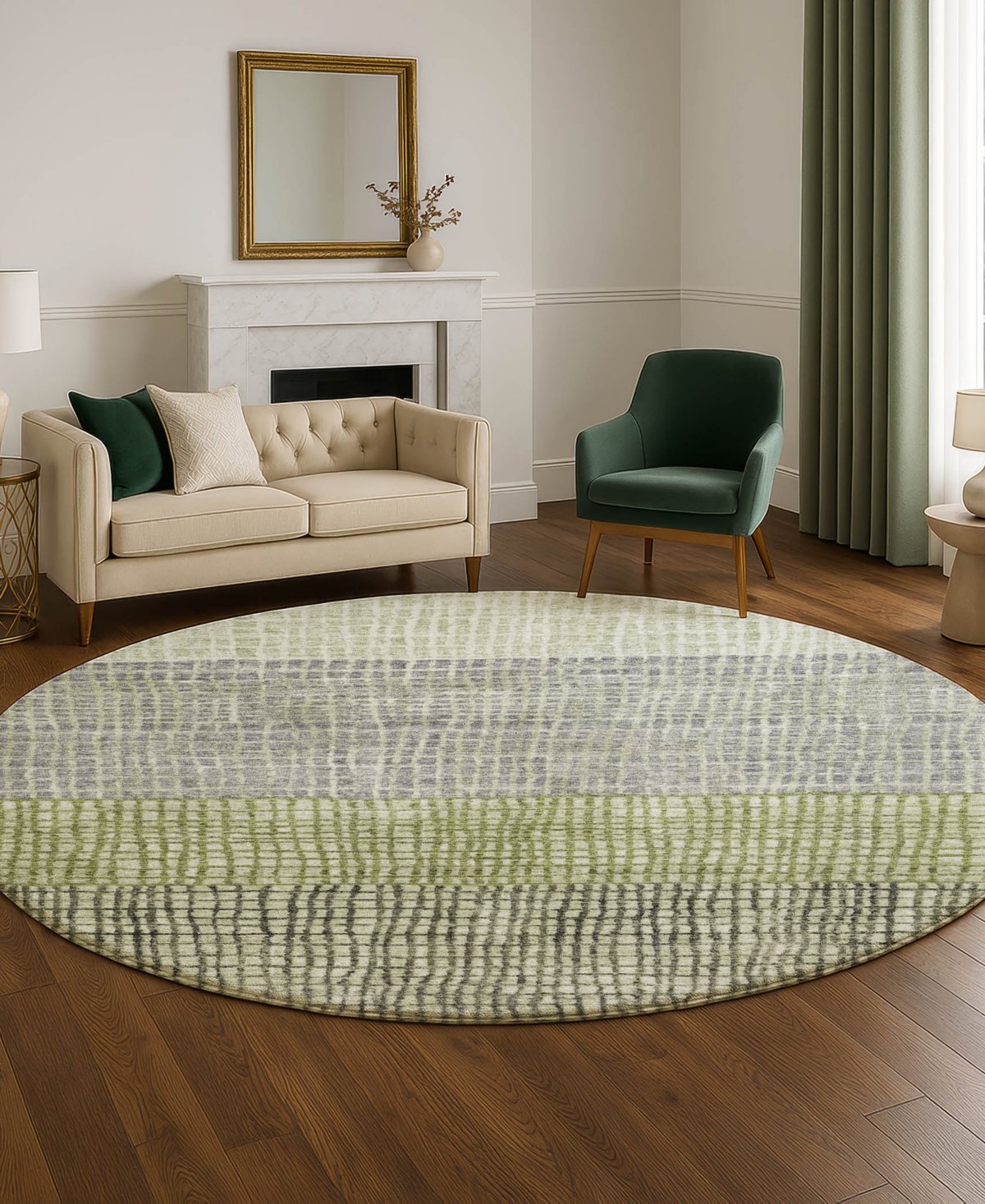 Addison Mayfield AMF1831 8' x 8' Round Area Rug
