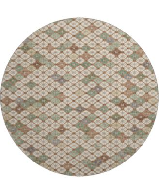 Mayfield Machine Washable AMF1837 8' x 8' Round Area Rug