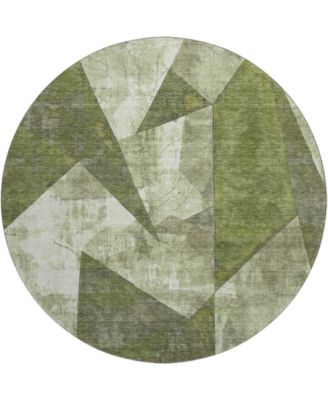 Mayfield Machine Washable AMF1838 8' x 8' Round Area Rug