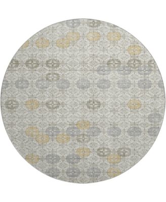 Mayfield Machine Washable AMF1855 8' x 8' Round Area Rug