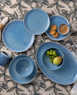 Colorwave Kiln Azure Coupe Place Setting 4-Pc. Set, Service For 1