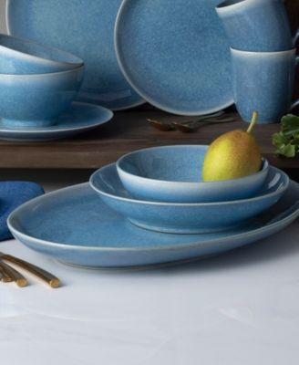 Noritake Colorwave Kiln Azure Oval Platter - Macy's