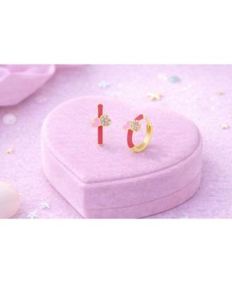 Kids Heart Hypoallergenic Earrings for Girls with Surgical Titanium Screwbacks