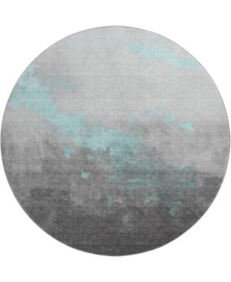 Mayfield Machine Washable AMF1881 8' x 8' Round Area Rug