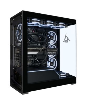 Horus Creator Workstation-Liquid Cooled AMD Ryzen Threadripper 7960X 4.2GHz 24-Core, 32GB DDR5 ECC, RTX 5080 16GB, 1TB SSD, 4TB HDD, WiFi, W11H