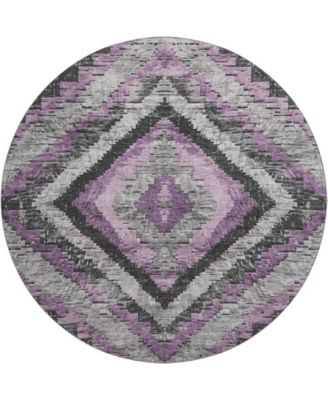 Mayfield Machine Washable AMF1890 8' x 8' Round Area Rug