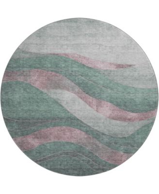 Mayfield Machine Washable AMF1892 8' x 8' Round Area Rug