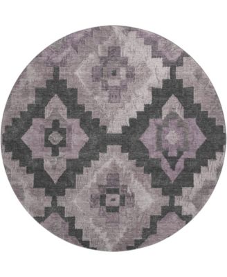 Mayfield Machine Washable AMF1894 8' x 8' Round Area Rug