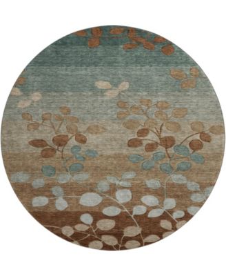 Mayfield Machine Washable AMF1900 8' x 8' Round Area Rug