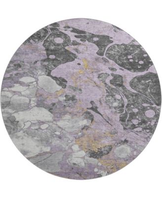 Mayfield Machine Washable AMF1909 8' x 8' Round Area Rug