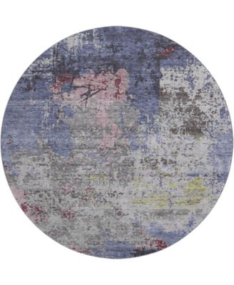 Mayfield Machine Washable AMF1911 8' x 8' Round Area Rug
