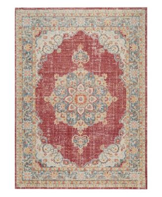 Century CEN-20 Burgundy 5'3" x 7'3" Area Rug