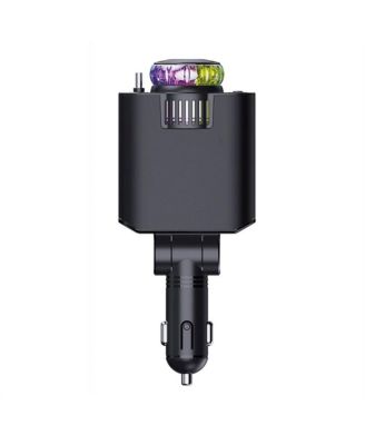 120W Car Charger with Retractable Cable, Aromatherapy and Star Ceiling Light