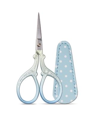 Embroidery Scissors Leather Sheath Sewing Crafting Needlework DIY Tools Dressmaker Cross Knitting Threading Art Work