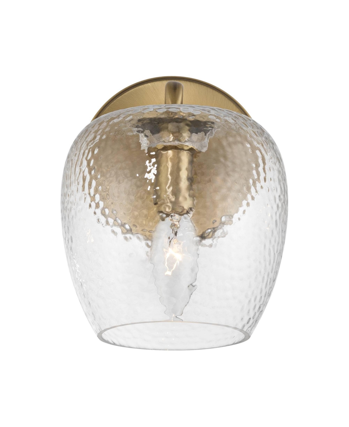 Possini Euro Design Possini Euro Mabel 8" High Aged Brass Water Glass Wall Sconce