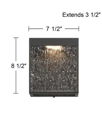 Sofia 8 1/2" High Modern Outdoor Wall Light Fixture Mount Porch House Set of 2 LED Bulb