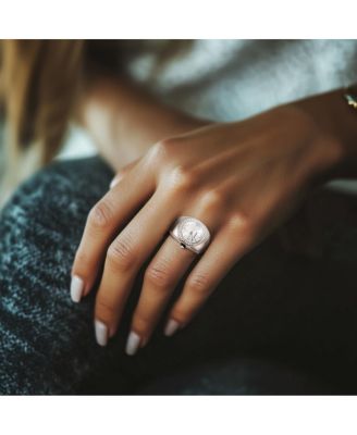 Women's 48943 Mini Quartz 2 Hand Dial Ring Watch