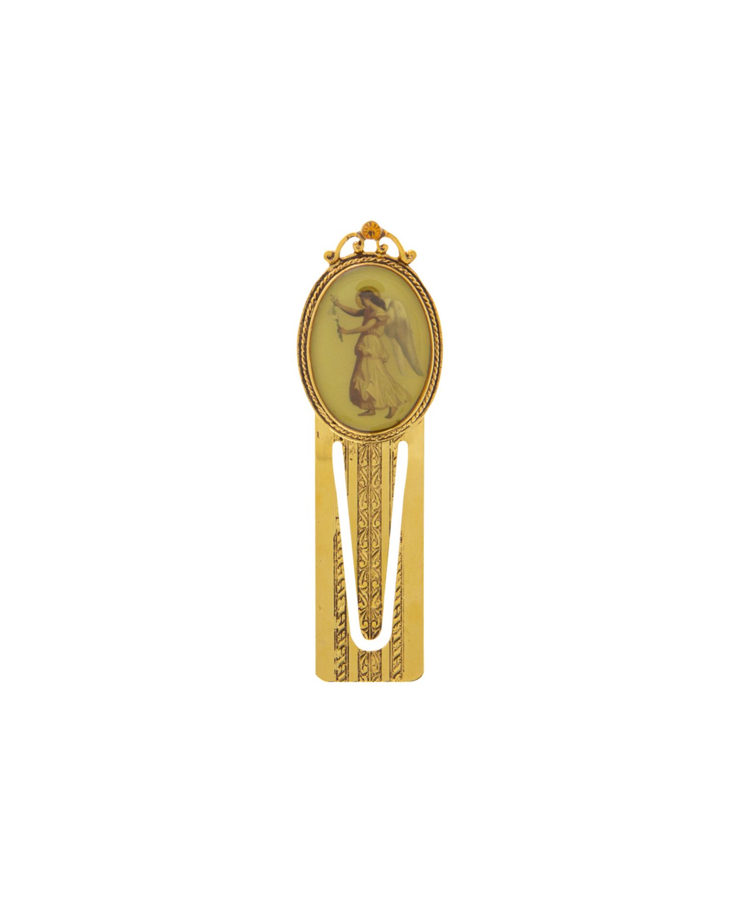 Gold-Tone Annunciation Angel Bookmark