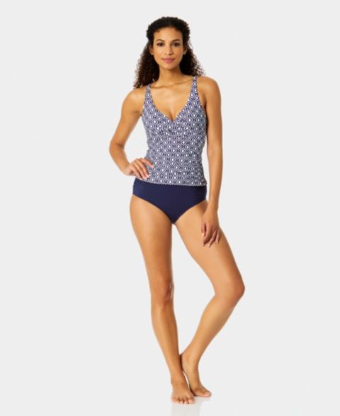 Верх бикини Tankini, на косточках, V-образный вырез — Anne Cole