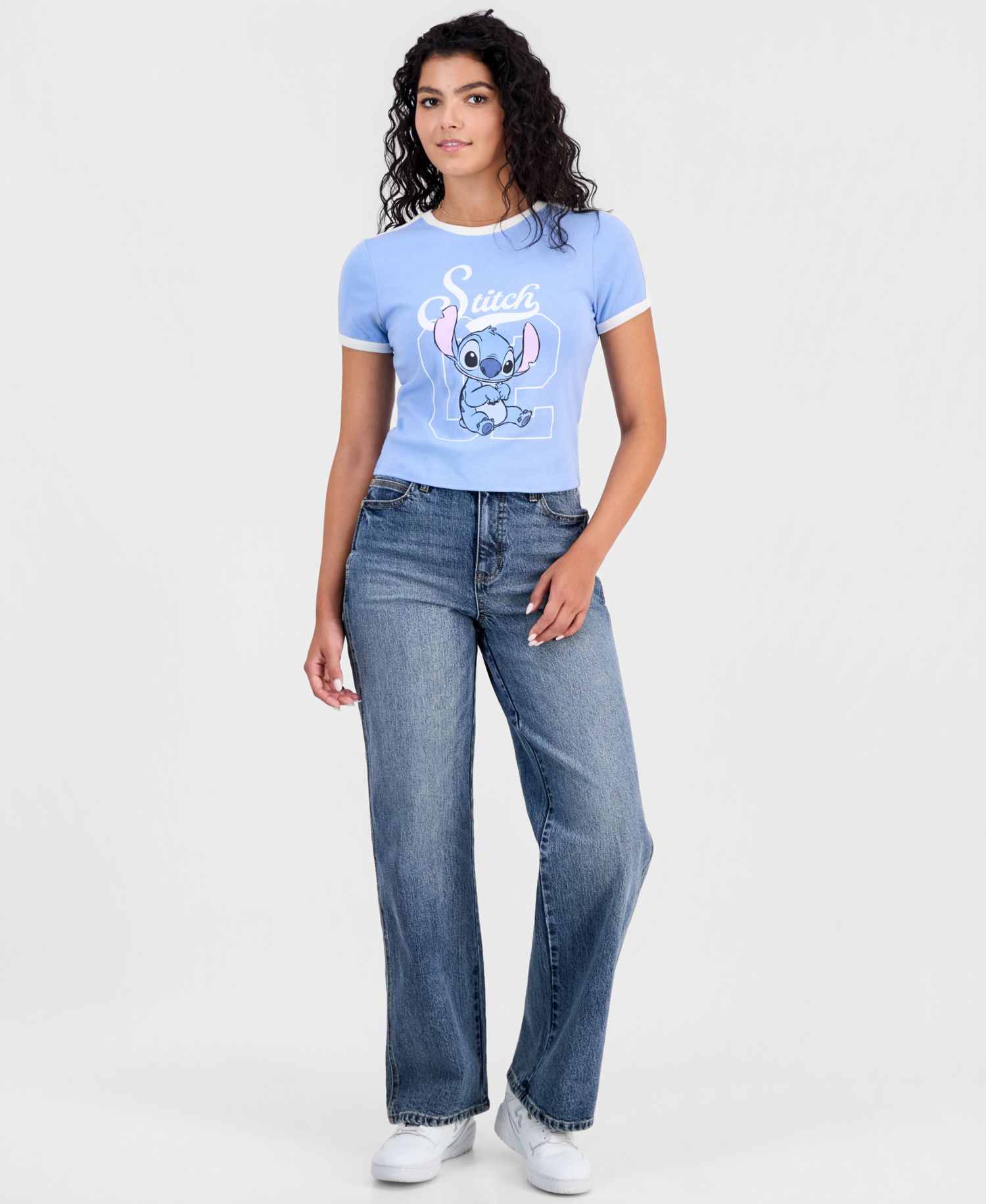 Juniors' Stitch Sporty Ringer Tee
