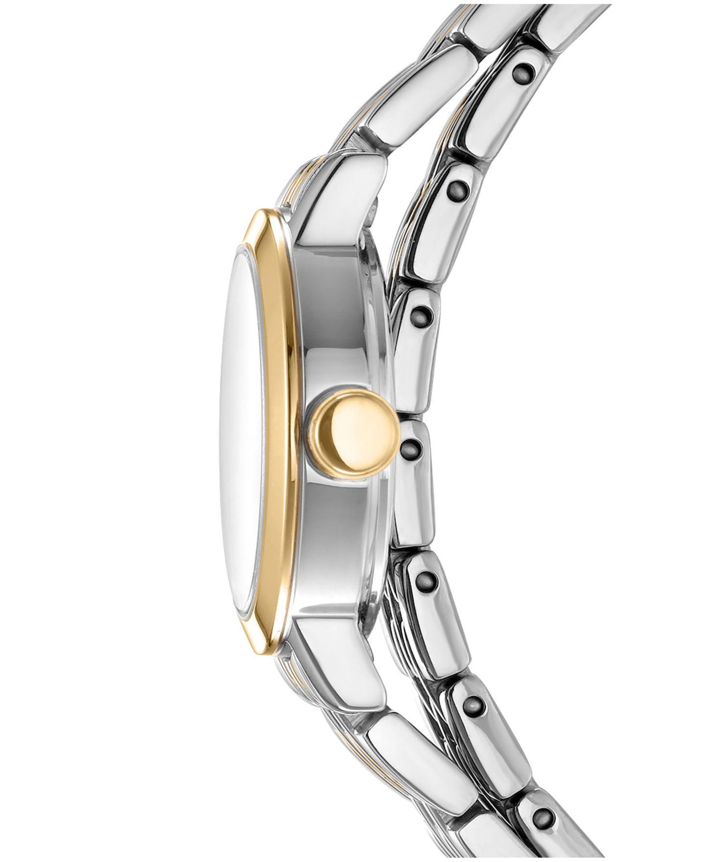 Женские часы DKNY Mini Quartz Two-Tone Stainless Steel Double Bracelet Watch 23mm — фото 3