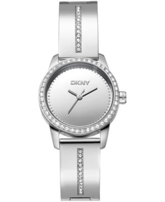 Women's Half Bangle Quartz Stainless Steel Watch 28mm