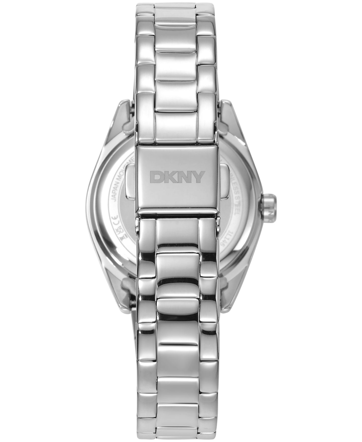Женские часы DKNY Logo Quartz Stainless Steel Bracelet Watch 28mm Gift Set — фото 3