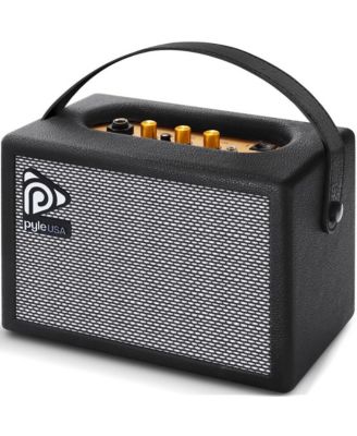 Portable Electronic Guitar Amplifier - High-Definition Speaker with Tone Controls (PGTAMPL232BK)