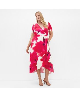 Women's Bea Floral Wrap Midi Dress
