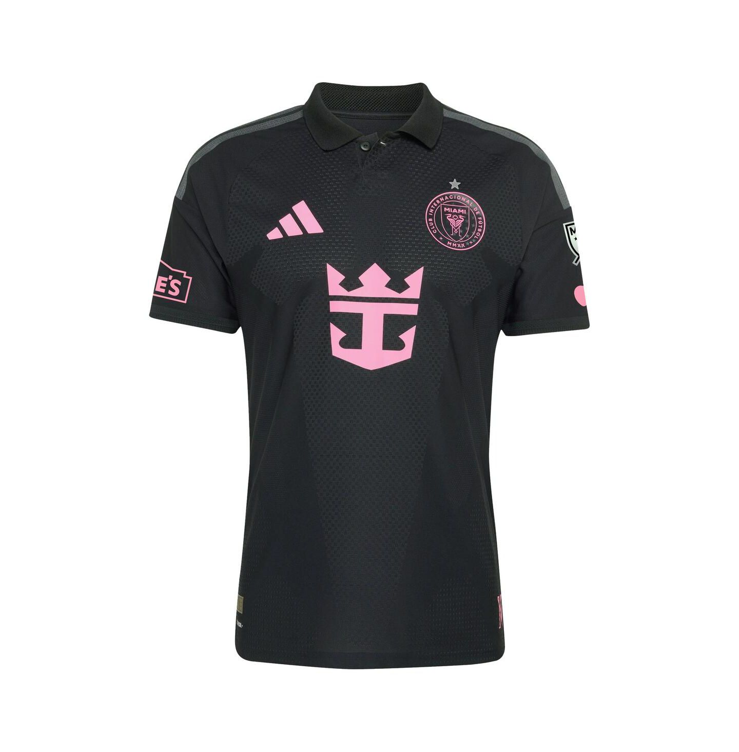 Мужское джерси adidas Men's Lionel Messi Black Inter Miami CF 2026 Presagio On-Field Authentic Patch Jersey — фото 2