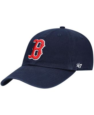 Men's Navy Boston Red Sox Clean Up Adjustable Hat