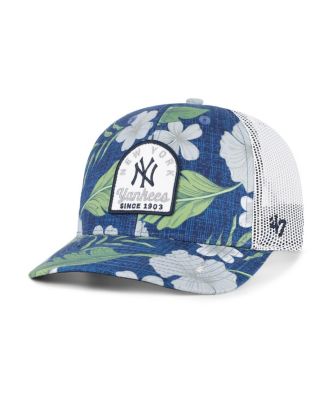 Men's Navy New York Yankees Tei Beachside Adjustable Trucker Hat
