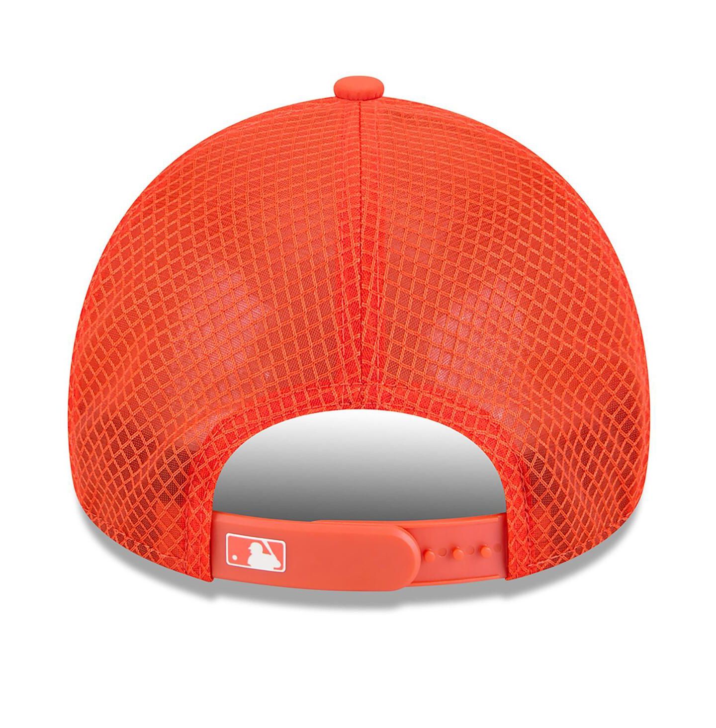 Мужская кепка New Era Orange Baltimore Orioles 2026 Batting Practice Alternate Apex 9FORTY Adjustable Hat — фото 4
